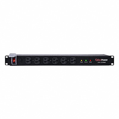 CYBER POWER CPS1215RMS Rackbar 12-Outlet Surge Protector 1800J