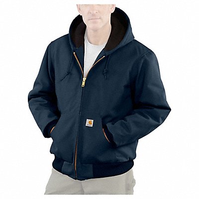 CARHARTT 106673DNYMREG Jacket 30 Regular Cotton Zipper Navy M