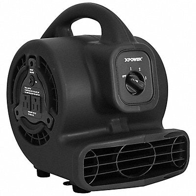 XPOWER P80ABlack Air Mover 3 Speed 1/8 hp Motor