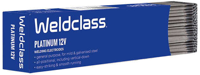 Weldclass 2-E12V/32 Stick Electrodes Steel GP PLATINUM 12V 3.2mm 5.0kg