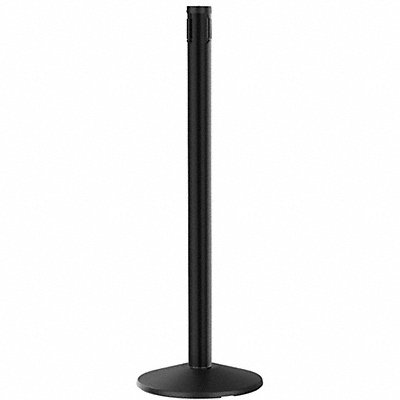 RETRACTA-BELT 301BARCV Receiver Post 40 In H Black Aluminum