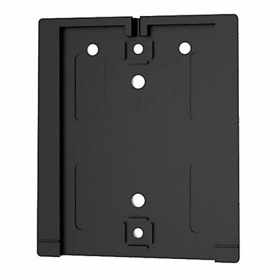 RETRACTA-BELT WP412FSB Wall Mount Plate 4 H Black