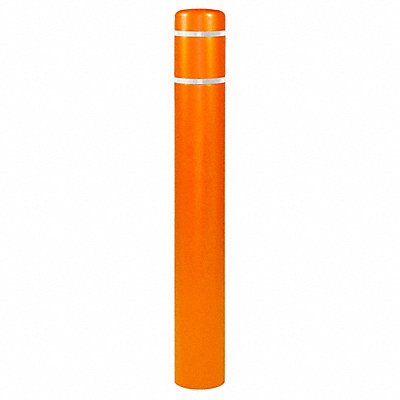 GRAINGER CL1385HD Bollard Cover Orange 5 in Dia