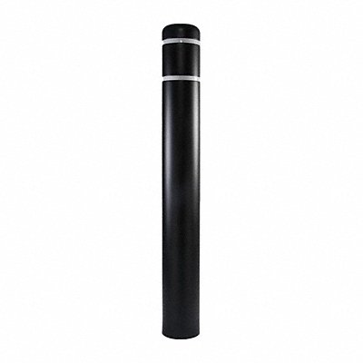 GRAINGER CL1386C Bollard Cover Black 7 3/10 in Dia