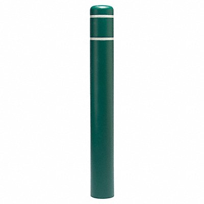 GRAINGER CL1386M Bollard Cover Green 7 3/10 in Dia