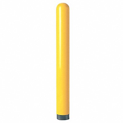 POST GUARD ENCPC5542 Bollard 42 in H Yellow Carbon Steel
