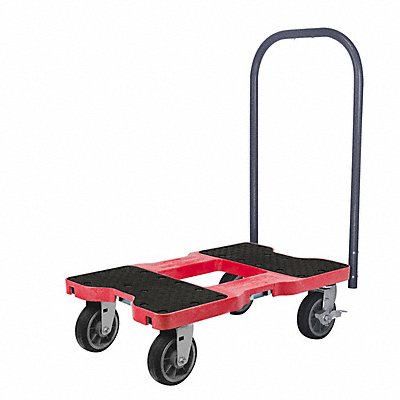 SNAP-LOC SL1500P6R Platfrm Truck 1500lb 32inLx20-1/2inW Red