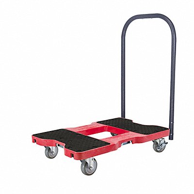 SNAP-LOC SL1500P4R Platfrm Truck 1500lb 4 Swivel Castrs Red