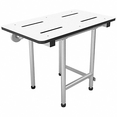 WINGITS WSBX240150PW Rectangular Shower Seat 24 in Seat W