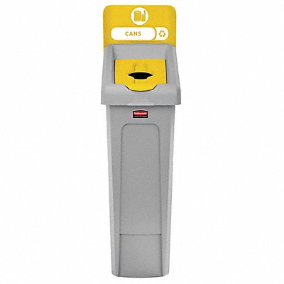 RUBBERMAID COMMERCIAL PRODUCTS 2185052 Recycling Station 23 gal 12 W Yellow