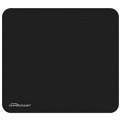 COMPUCESSORY CCS23617 Smooth Cloth Nonskid Mouse Pads Black