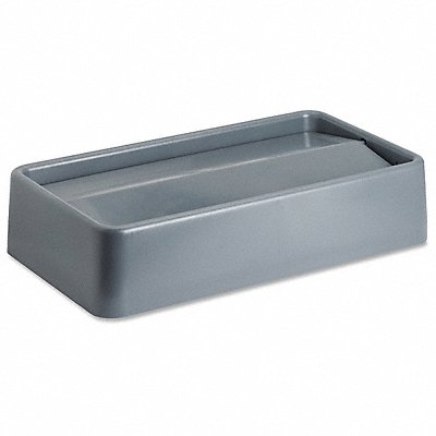 GENUINE JOE GJO02343 Space-Saving Container Swing Lid Grey