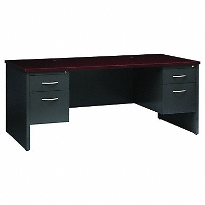 HIRSH 20532 Office Desk 72 W x 29-1/2 H x 36 D