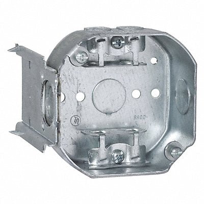 RACO 157 Oct Bx 1-1/2 Dp J-Brkt Mc-Clmp 1/2 Ko 4