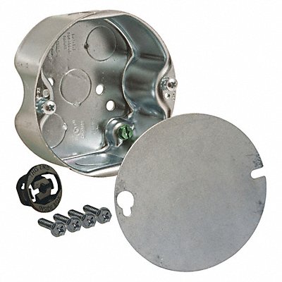 RACO 296 Ceiling Box 1-1/2 D 1/2 Ko 4