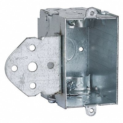 RACO 540 Sw Box B-Brkt Nm-Clamps 1/2 Ko 2-1/2 Dp