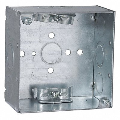 RACO 242 Box 4 SQ 2-1/8 Dp Nm-Clmp 1/2-3/4 Tko