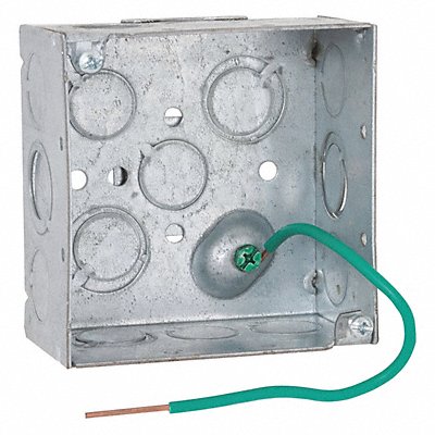 RACO 232F Box 4 SQ 2-1/8 Deep Pigtail 1/2-3/4