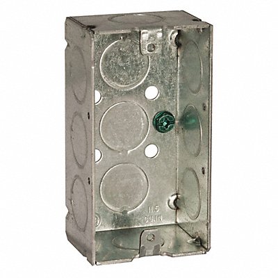 RACO 650CSA Box Handy Weld Grn Screw 1/2 Ko 1-1/2 D
