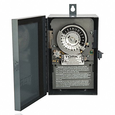 TORK 7300 Electromechanical Timer 24 hr 3PST Metal