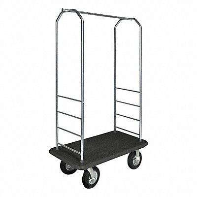 CSL 2099BK010BLK Bellman Cart Stnlss Steel Black Carpet