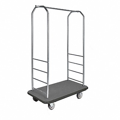 CSL 2099BK040GRY Bellman Cart Stnlss Steel Grey Carpet