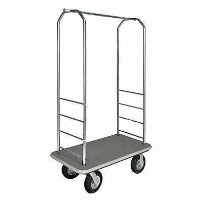 CSL 2099GY010GRY Bellman Cart Stnlss Steel Grey Carpet