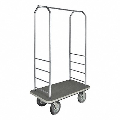 CSL 2099GY020GRY Bellman Cart Stnlss Steel Grey Carpet