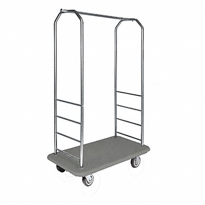 CSL 2099GY040GRY Bellman Cart Stnlss Steel Grey Carpet