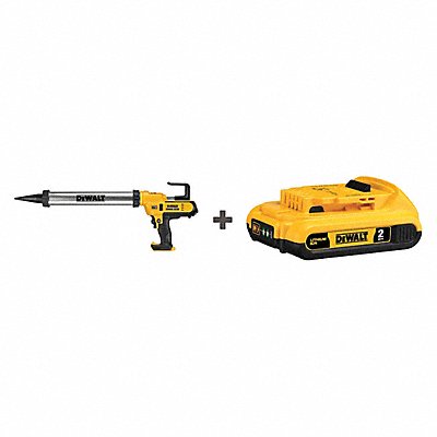 DEWALT DCE580BDCB203 Caulk Gun Kit 20V DC 600 mL Enclosed