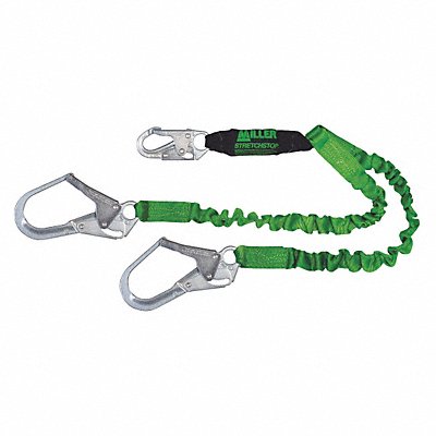 HONEYWELL MILLER 8798RSSZ74FTGN Shock-Absorbing Lanyard Green
