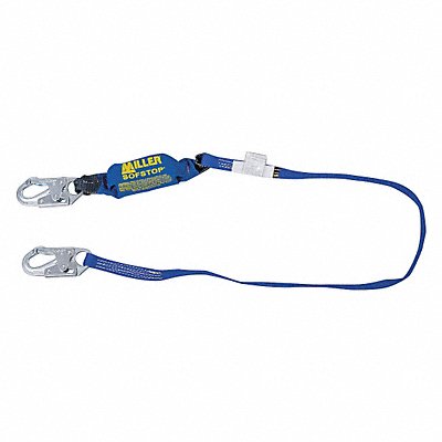 HONEYWELL MILLER 913KZ74FTBK Shock-Absorbing Lanyard Black