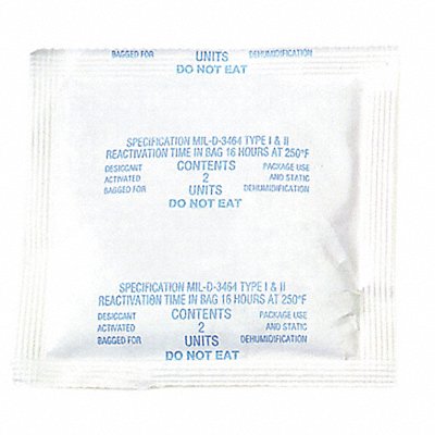 SCS 12PLDES550 Desiccant Bag Tyvek Bags PK550