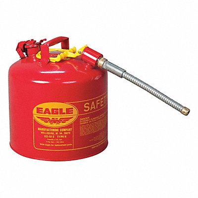 EAGLE U251SX5 Type II Safety Can 5 gal Red