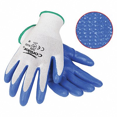 CONDOR 786ET9 VF Coated Gloves Polyester XL 20GZ58 PR