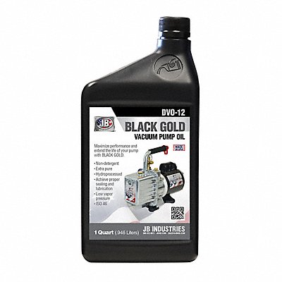 JB INDUSTRIES DVO12 Refrigerant Evac Pump Oil 1 qt Bottle