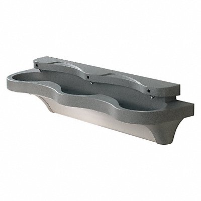 BRADLEY S93708 Brad Wash Sta SemiCirc 84inx12-3/8inx6in