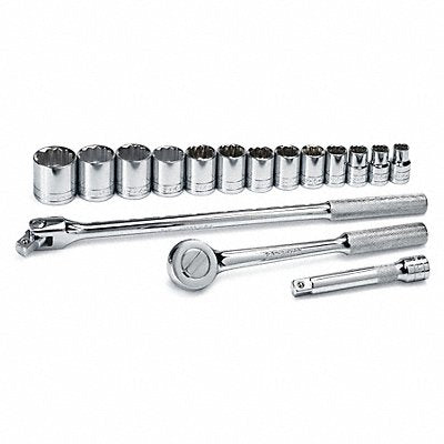 SK PROFESSIONAL TOOLS 4116 Socket Wrench St Chrome 12Pt 7/16-1 1/4 in