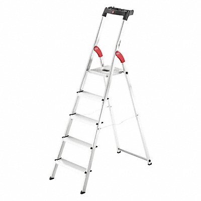 HAILO 8160507 Platform Stepladder 5-1/12 ft 330 lb.