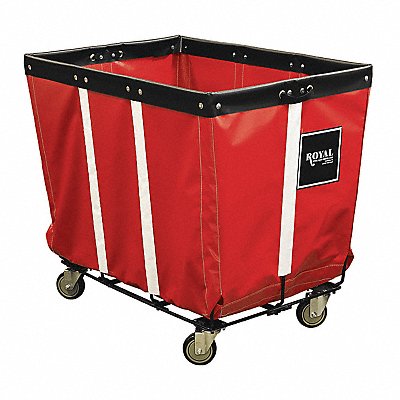 ROYAL BASKET TRUCKS G16RRWPWA3UNT BSocketTruck 600lb Red Vinyl Steel Rubber