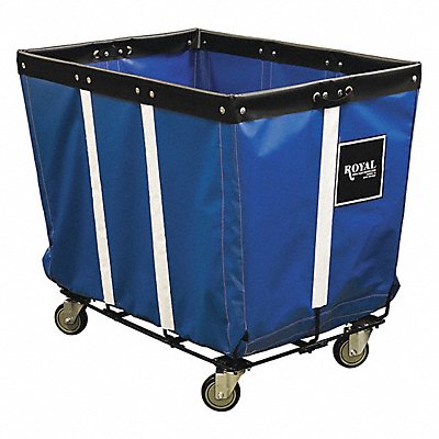 ROYAL BASKET TRUCKS G16BBWPWA3UNT BSocketTruck 600lb Blue Vinyl Steel Rubber