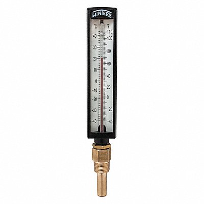 WINTERS TAS141LF Thermometer Analog -20-180 deg 1/2 NPT