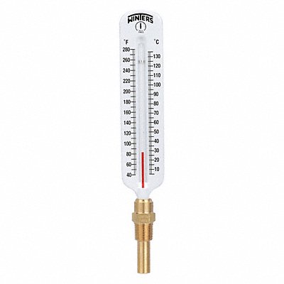 WINTERS TSW172LF Thermometer Analog -40-280 deg 1/2in NPT
