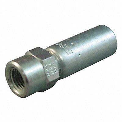 KURT GT0408 Crimp Fitting Straight 1/4 ID