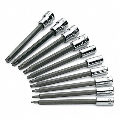 SK PROFESSIONAL TOOLS 84220 SocketBt St Stl StSz 1/4 in DrSz 1/4 in