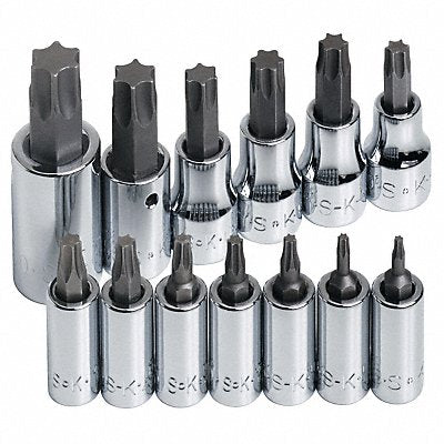 SK PROFESSIONAL TOOLS 84213 SocketBt St Stl StSz 1/4 in DrSz 1/4 in