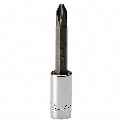 SK PROFESSIONAL TOOLS 44483 Socket Bit Steel 1/4 in TpSz #2