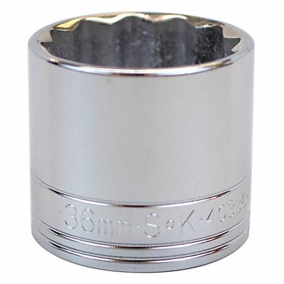 SK PROFESSIONAL TOOLS 40336 Socket Steel Chrome 36 mm