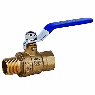 GRAINGER 6GD25 Manual 2-Way Ball Valve NPT