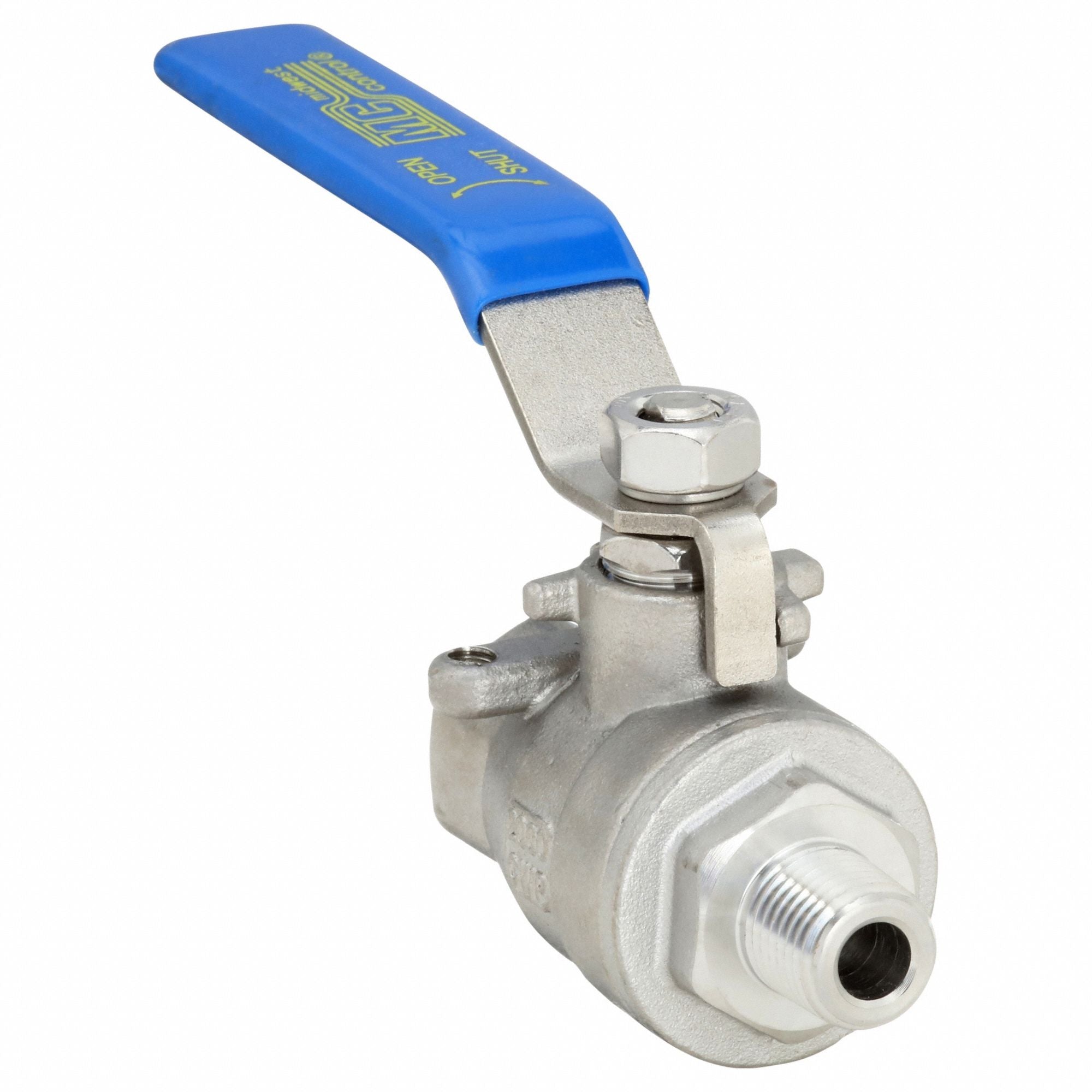 GRAINGER GSSVM25NLH Manual 2-Way Ball Valve NPT 316 SS
